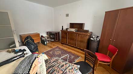 Lakáskiürítés előtte Miskolc